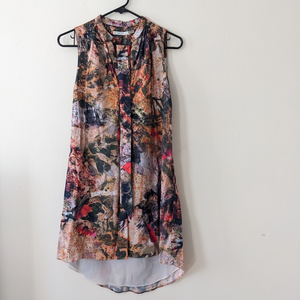 Alice + Olivia mixed color dress